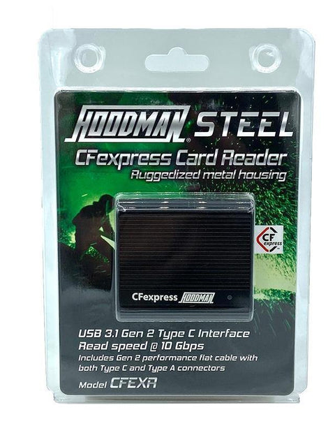 Hoodman Steel CFexpress memory card reader USB 3.1 Gen 2 - Type B