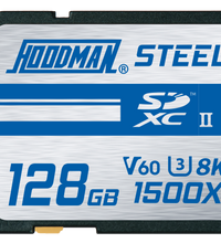 Hoodman Steel SD cards UHSII SDXC V60