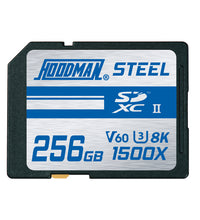 Hoodman Steel SD cards UHSII SDXC V60