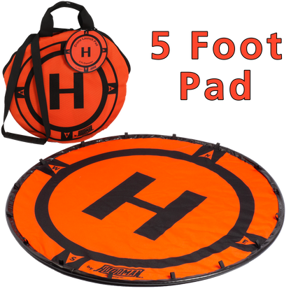 Hoodman Weighted Drone Landing Pad Line 2 Ft, 3 Ft, 5 Ft and 8 Ft Diameters