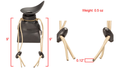 Hoodman mounting cords for live view camera LCD loupe