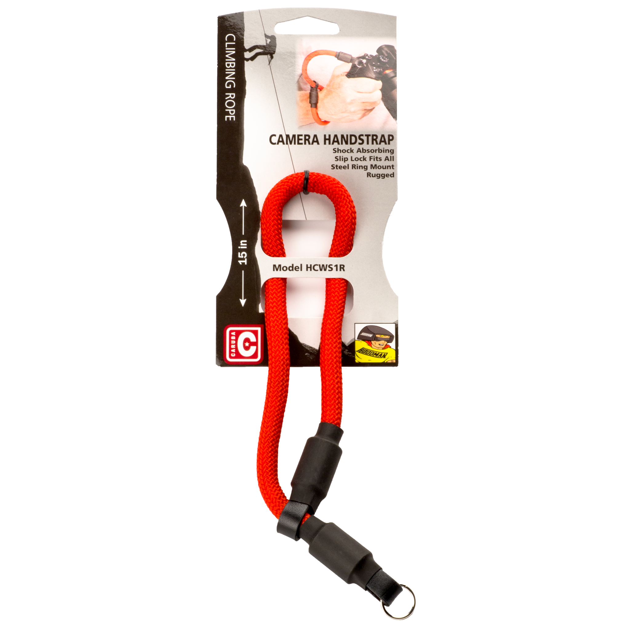 Hoodman pinch-free, shock absorbing camera wrist strap