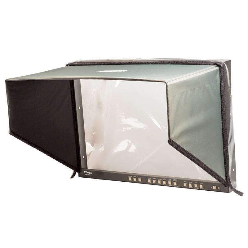 H2224 Hood Sunshade for glare-free outdoor monitor viewing for all TVLogic 24" monitor and most 22"-24" monitors - Hoodman Corporation