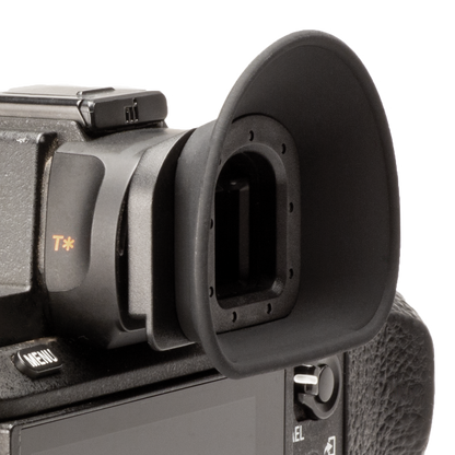 Hoodman eyecup fits select Sony A-series cameras