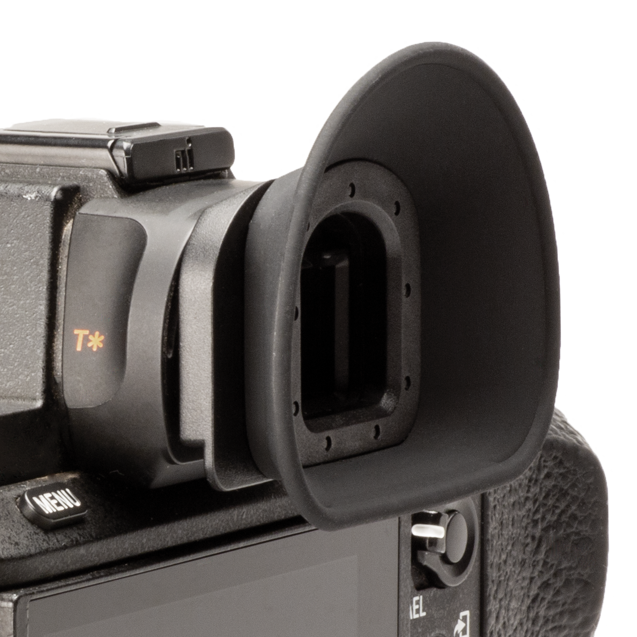 Hoodman eyecup fits select Sony A-series cameras