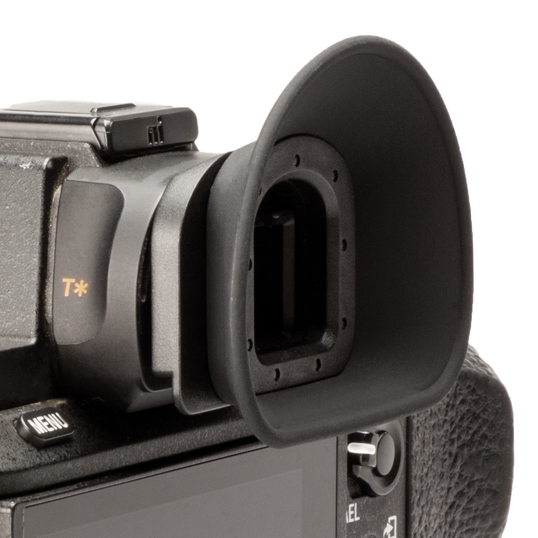 Hoodman eyecup fits select Sony A-series cameras