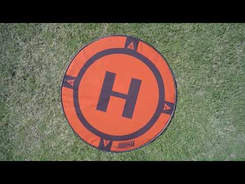 Hoodman Weighted Drone Landing Pad Line 2 Ft, 3 Ft, 5 Ft and 8 Ft Diameters