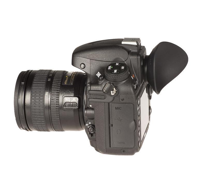 Hoodman Camera Eyecups for Nikon Square Snap On Eyepieces; models: D750, D3500, D780, D610, D600, D7500, D3400, D7200 - Hoodman Corporation
